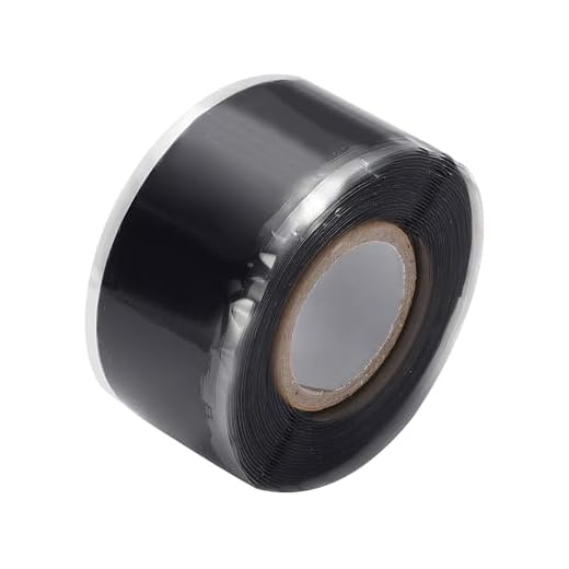Waterproof Transparent Silicone Repair Tape,Self-Fusing Sealant for Leaky & Damaged Pipes, Easy to Apply with Adhesive (0.98 * 59 inches/Black)