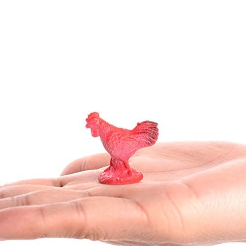 TOYANDONA 12 Stücke Kunststoff Bauernhof Tier Modell Kognition Spielzeug Baby Begünstigt Similation für Pädagogisches… – Bild 4