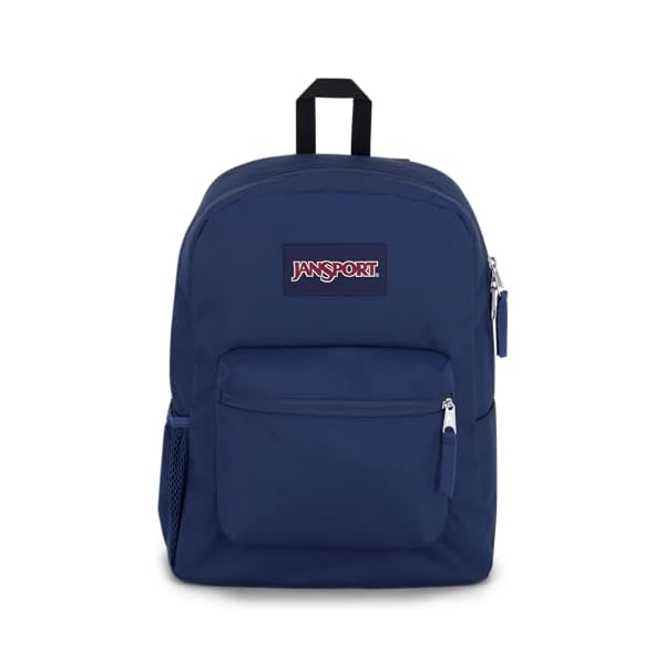 JanSport-Cross-Town-Backpack-17-x-125-x-6-Simple-Bag-for-Everyone-with-1-Main-Compartment-Front-Utility-Pocket-Premium-Class-Accessories-Navy JanSport Cross Town Backpack 17" x 12.5" x 6" - Simple Bag for Everyone with 1 Main Compartment, Front Utility Pocket - Premium Class Accessories - Navy
