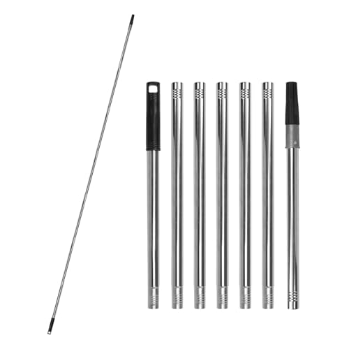 延長棒 ペイントローラー延長ポール 持ち運び便利 伸縮棒 耐久 ステンレス鋼 塗装用具 伸縮ロッド 省スペース 多目的 ローラー つぎえ 高所 屋根 天井 外壁 Paint Roller Extension Pole (2.8m)