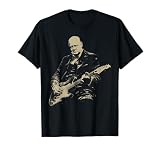 Winston Churchill Playing Electric Guitar Rocker Humor T-Shirt
