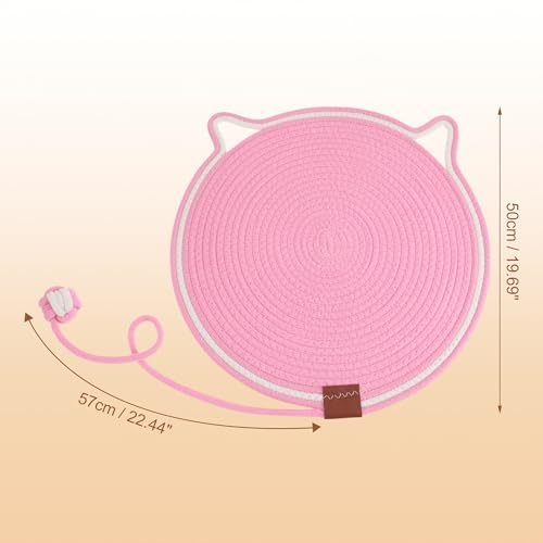 Tapis griffe chat rose 50cm pour protéger les canapés du salon - 3