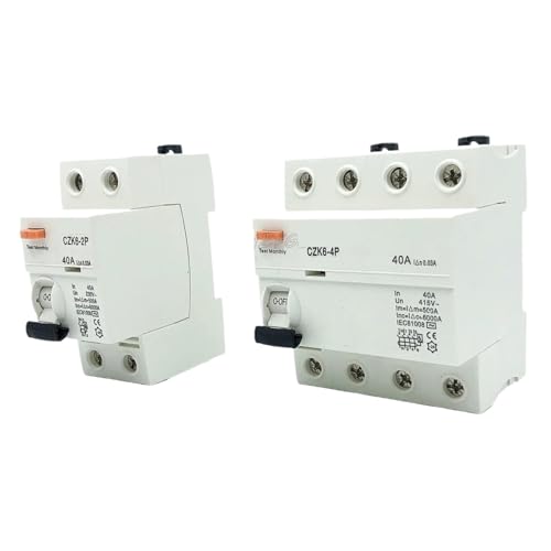 Disjoncteur différentiel RCBO 4P protégeant votre installation contre les surcharges - 4