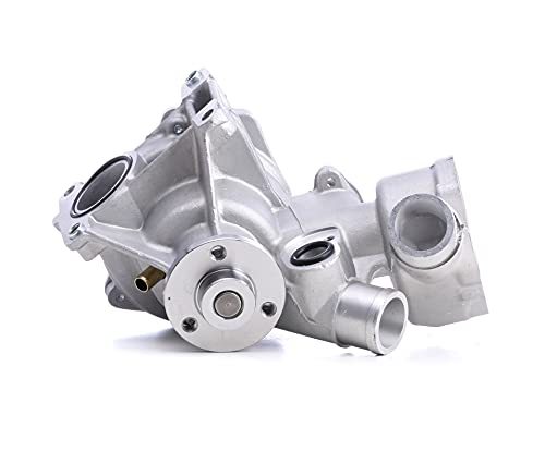 RIDEX Kühlmittelpumpe inkl. Dichtungssatz mit Zubehör mit Flansch mit Deckel Betriebsart:mechanisch Motorkühlung Wasserpumpe passend für MERCEDES-BENZ Stufenheck (W124) C-Klasse Limousine (W202)