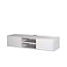 South Shore Floating Wall Mounted Media Console, Pure White, 56