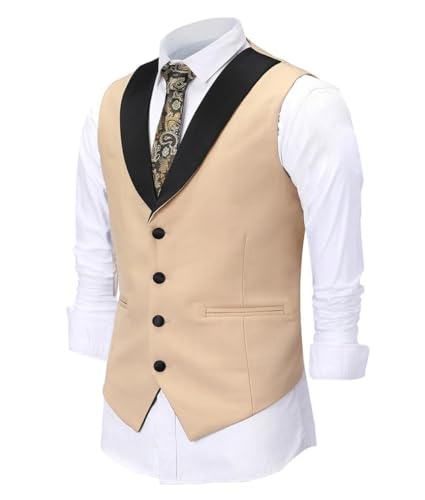 Men 3-Piece Slim Fit Suit Wedding Groom Groomsmen Shawl Lapel Blazer Vest Pants Formal Set3