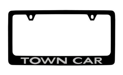 Portamatrículas negro para Lincoln Town coche elegante resistente
