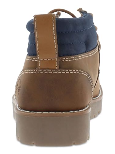 Image of Weatherproof Vintage Mens Chester Faux Leather Chukka Boots Tan 12 Medium (D)