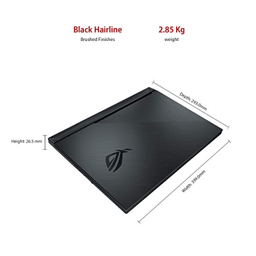 Image of ASUS ROG Strix G G731GT-H7114T 17.3 inch FHD 120Hz Gaming Laptop GTX 1650 4GB Graphics (Core i7-9750H 9th Gen /8GB RAM /512GB NVMe SSD /Windows 10 /One-Zone RGB KB /2.85 Kg), Black