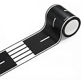 Piokio 33' x 2.4' Black Road Track Tape, Car Tracks are...
