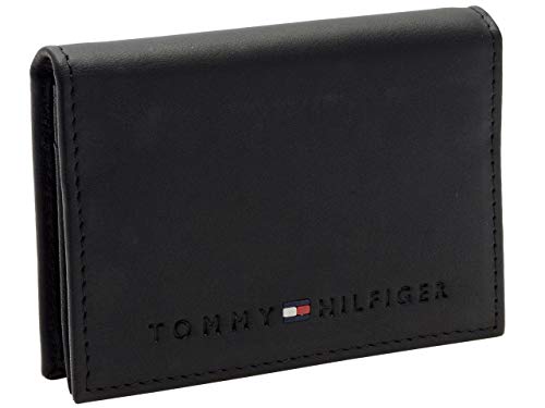トミーヒルフィガー カードケース Superwaxy ブラック