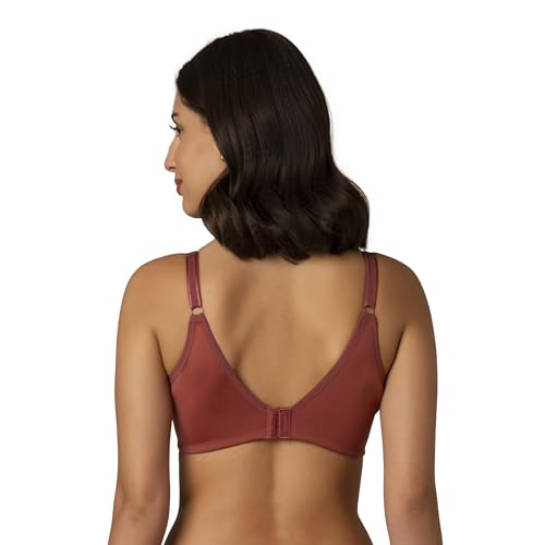 Image of Amante Padded Wired Full Coverage Adjustable Straps Classique Elegance T-Shirt Bra F0013 (Beige) (42DD)