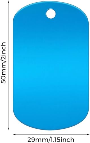 Étiquettes d'identification vierges et perforées BetterJonny avec surface double face gravable