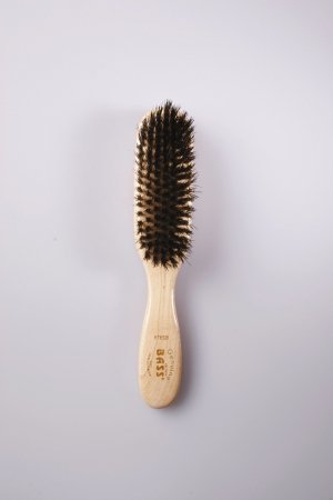 BASS 876SB Bamboo Wood Handles Brush-Hair-Semi Oval