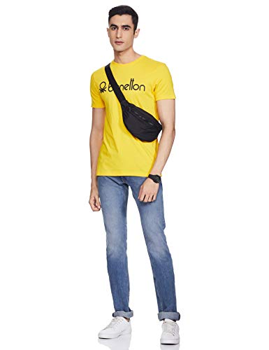 Image of United Colors of Benetton Men's Cotton Regular Fit T-Shirt