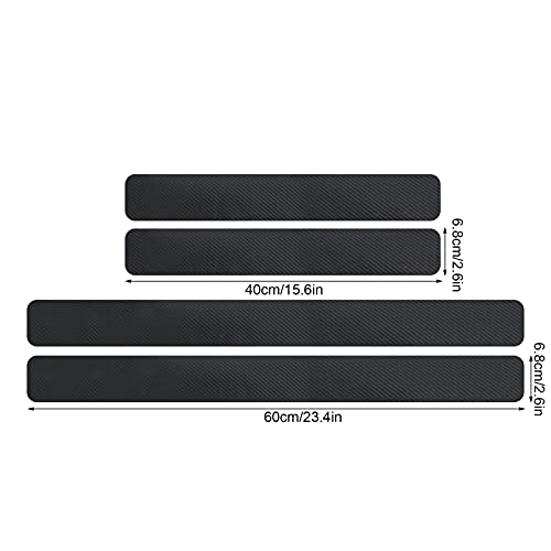 Autopeças, fita de silicone adesivo para arranhões de carro película de proteção para soleira de por