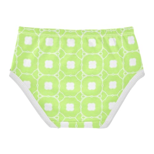Green Square Grid Toddler Girls's Underwear 2T 23008892