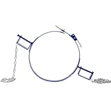 Geelife 55 Gallon Drum Lifter Ring - Steel Tilting Drum Ring, Painted Carbon Steel, 1200 lbs Capacity, Blue