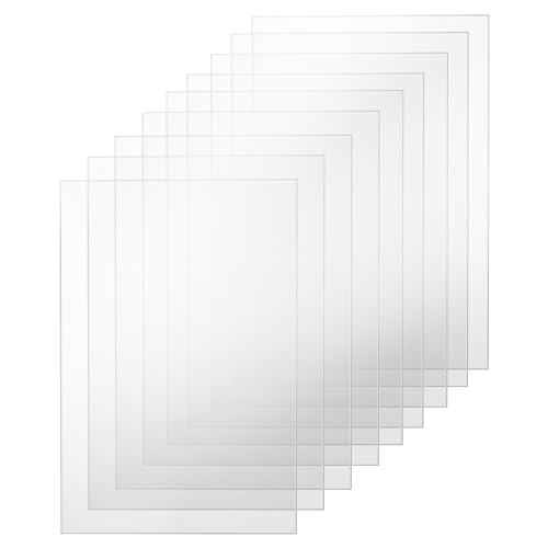 STARVAST 15 Pièces Plaque Plexiglass 1MM, 300x200MM Plexiglass Transparent Feuilles Acryliques, Plexiglass en Acrylique Transparent pour Verre du Cadre Photo...