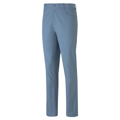 Image of PUMA Mens Dealer 5 Pocket Pants Casual - Blue