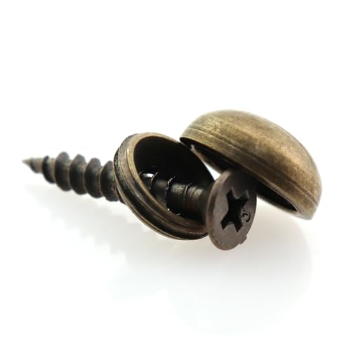 Set de 16 tornillos de cobre autoperforantes 15mm con arandelas miniatura 3