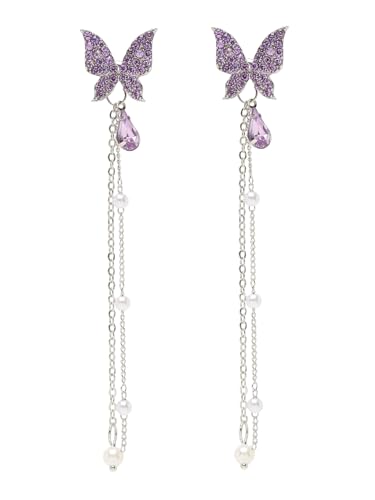 YouBella Fashion Jewellery Celebrity Inspired Stylish Butterfly Dangler Earings Earrings for Women and Girls (Gold) (YBEAR_33381) (B0D1G8Y1GT) Amazon Price History, Amazon Price Tracker