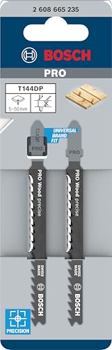 Bosch Professional Zubehör Lame de scie sauteuse PRO Wood precise T144DP 100 mm 2 pièces - vue 3