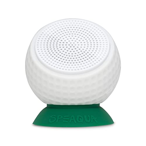 Speaqua – Golf Bluetooth Waterproof Speaker with Built in Internal Storage (2,000 Songs) - Dual Portable Speakers Bluetooth Wireless Pairing - Portable Speaker - Barnacle Pro Outdoor Speaker