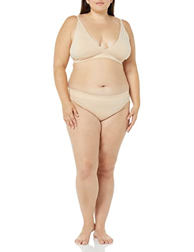 Amazon Aware Women's Super Soft Cotton Mid-Rise Brief Underwear, Pack Of 2, Beige, X-Small #TOP3