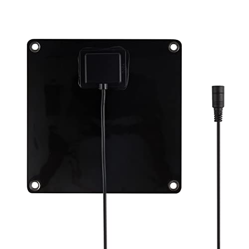 ERYUE Ventilador de painel solar 3W kit de painel solar à prova de intempéries para galinheiros pequ