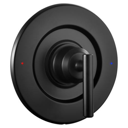 Manija de válvula de ducha para el kit de recambio Moen T2901BL Gibson, color negro mate miniatura 1