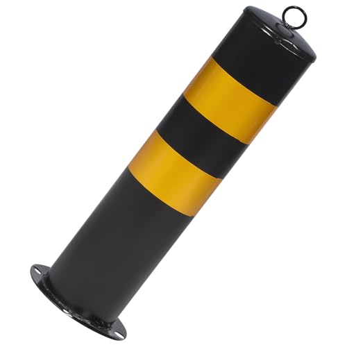 NUOBESTY - NUOBESTY Parkplatzschranke 50cm Sicherheitsabsperrpfosten aus Edelstahl mit Reflektierender Folie Robuster Stahlpoller für Einfahrten Parkplätze und Verkehrssicherung Im Außenbereich