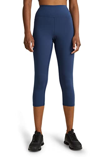 C&A Damen Leggings Hosen Slim Unifarben dunkelblau L