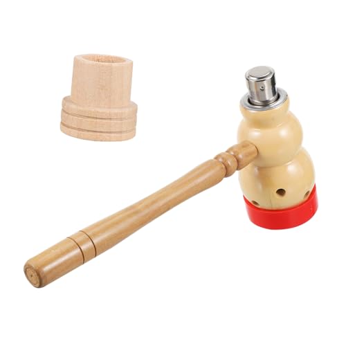 FOMIYES Portable Moxibustion Burner with Automatic Push Function Ergonomic Handle and Mesh for Safe and Moxa Stick Therapy at Home