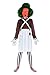 Bristol Novelty Novelty-CF178 CF178 Costume d'Ouvrier d'Usine de Chocolat, taille S, Fille, Brun/blanc, s