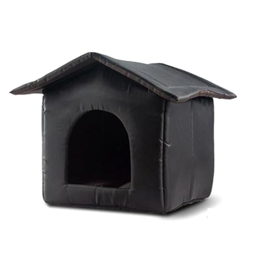 Osmond Casa para Gatos, Impermeable, para Exteriores, para Mantener, Cueva para Gatos, Divertidas, Plegables y Lavables, para Gatitos, Cachorros, Mascotas, Suministros