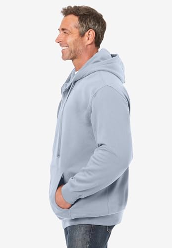 Image of KingSize Men's Big & Tall Fleece Zip-front Hoodie Jacket