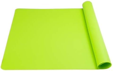 Mlife Extra Large 23.2" x 19.5" Silicone Sheet for Craft - Jewelry Casting Molds Mat, Epoxy Resin Painting Pad, Premium Silicone Mat, Nonstick Nonslip Heat-Resistant Durable, Green