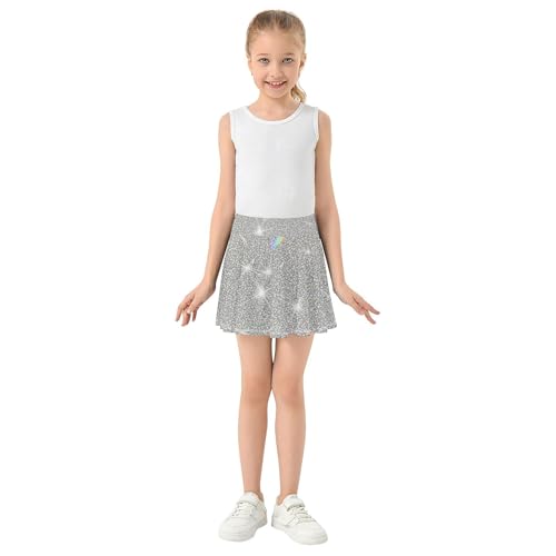 Tennis Skirts Kids Stars Gray Athletic Shorts Girls Skorts Neon Butterfly Skirt 4t3
