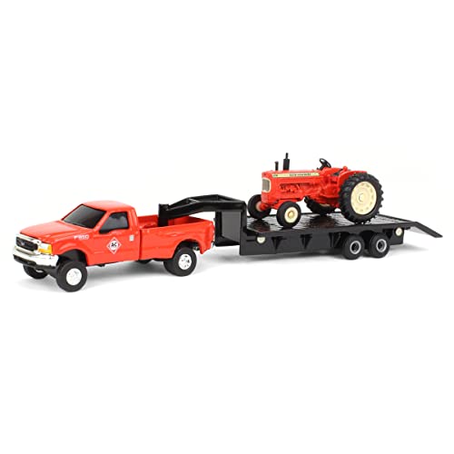 Ertl 1/64 Allis Chalmers D19 W/Ford F-350 & 5Th Wheel Trailer 16443 #TOP22