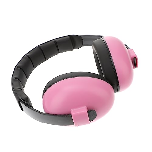 Hemoton Anti-noise Earshield Noise Cancelling Sleeping Earmuff Winter Headband Noise Canceling Headphones for Sleep Noise Reduction Headphones Pink Plastic Headband