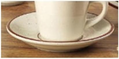 Emerald 6 inch Green Speckled White Saucer 36 Ct