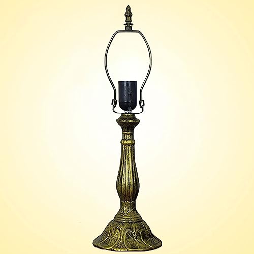 Errzom Table Lamp Base Replacement Only 19 Inch Height Aluminum Alloy Lamp Base Fit for 12-16 Inch Tiffany Style Stained Glass Lampshades (No Shade) -  1385726448-65332334