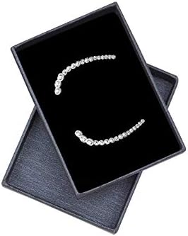 SOFIA MILANI - Women's Earrings 925 Silver - with Zirconia Stones - Circle Ear Climbers - 20712