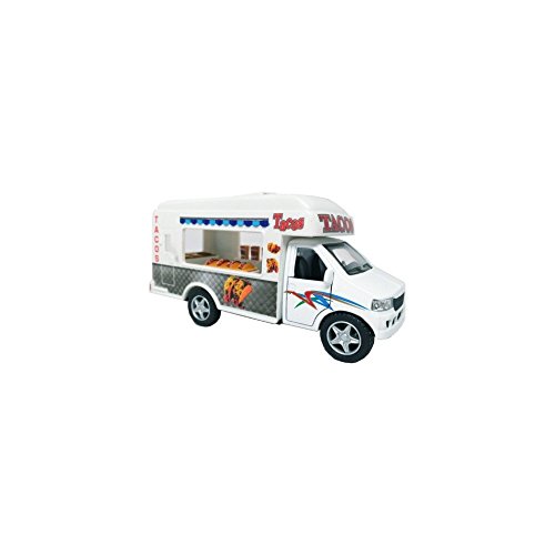 Camion Pull Back Food Truck miniature en métal injecté jouet enfant