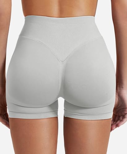 Image of VOYJOY Women Workout Impact Shorts 2.5 inch / 3.6 inch / 4.5 inch / 6 inch Scrunch Butt Booty | Tummy Control, High Waisted, Bike Short, Gentle Compression, for Women