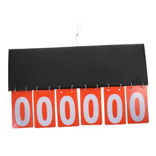 Toddmomy Portable Multi Sport Flip Scoreboard Durable Tabletop Scorekeeper for Soccer Basketball More Safe Cloth Paperboard Materials for Events