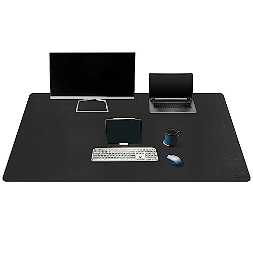Dapesuom Large Mouse Pad, Extended Gaming Mouse Pad With Stitched Edges, Waterproof Desk Pads With Non-Slip Base, Computer Keyboard Pad, Big Mouse Mat For Laptop, Office, 23.6 X 11.8 In, Ivory White - View #7
