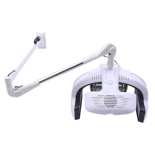110V 1250W Wall Mounted Hair Dryer, Hooded Dryer for Salon, Adjustable Swing Arm Professional Hair Dryer Hairdressing Equipment