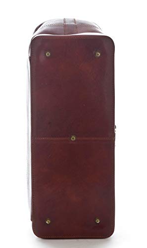 Sac médecin en cuir véritable vintage porte-documents de luxe - 6